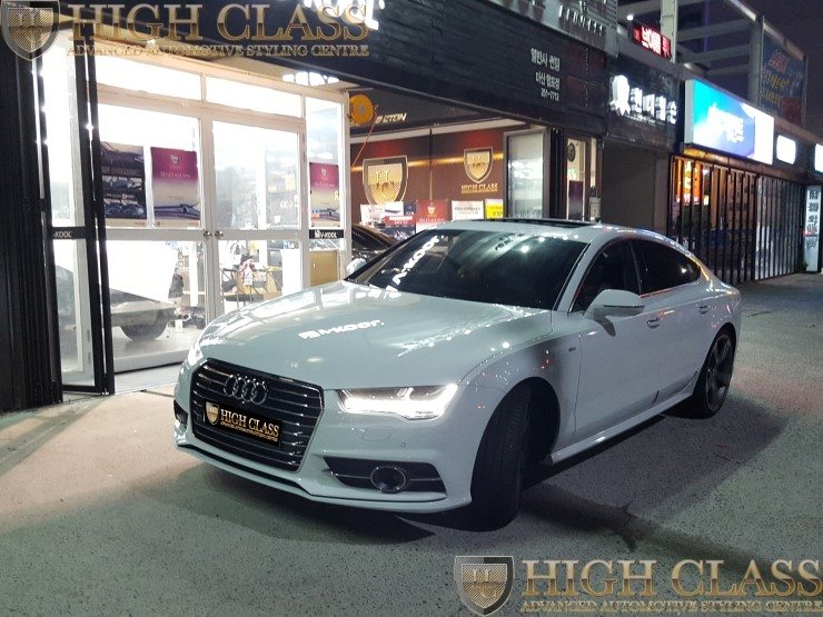 뉴 아우디 A7 55TDI 엑티브 사운드 모듈 장착 / 배기음 튜닝 [창원 하이클라스]