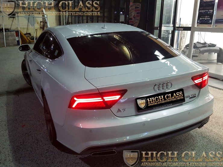 뉴 아우디 A7 55TDI 엑티브 사운드 모듈 장착 / 배기음 튜닝 [창원 하이클라스]