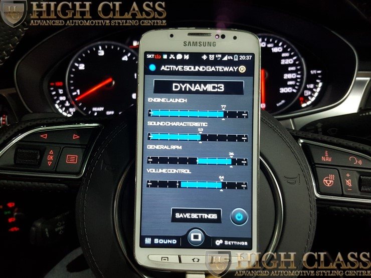 뉴 아우디 A7 55TDI 엑티브 사운드 모듈 장착 / 배기음 튜닝 [창원 하이클라스]