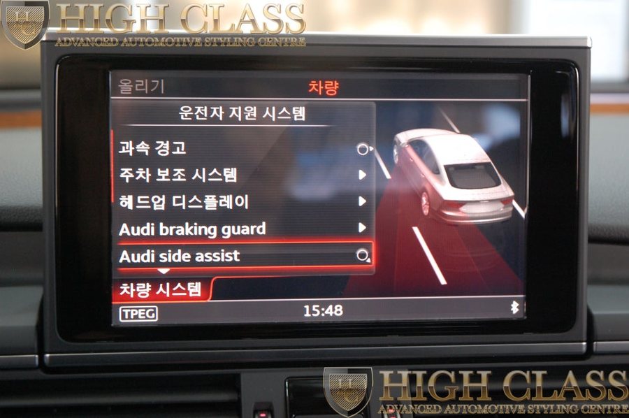 창원 아우디 A7 사이드어시스트 순정 옵션 찾았다