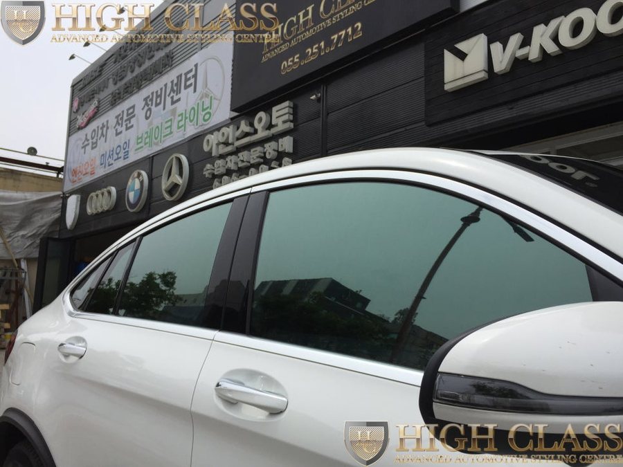 창원 수입차 썬팅 잘하는 곳 벤츠 GLC 220d 열차단 굿 브이쿨K 시공