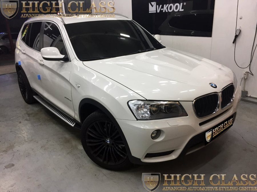 창원 BMW X3 사이드스텝 순정형으로 그린코일매트와 함께