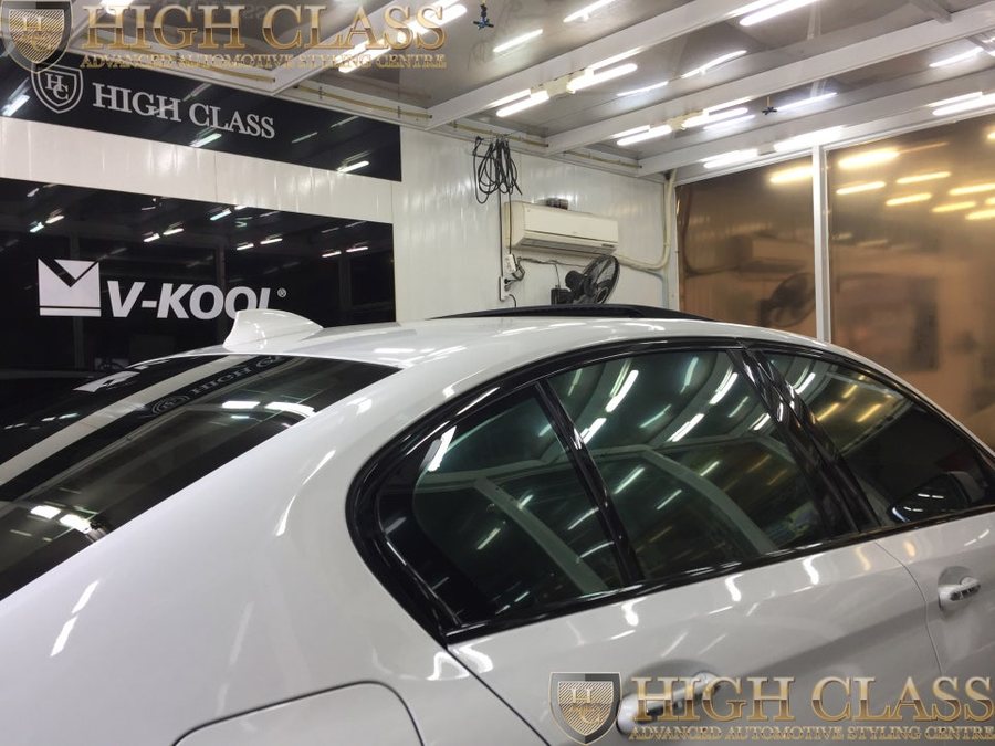 창원 썬팅 잘하는곳에서 BMW520d 측후 브이쿨K 14% 시공