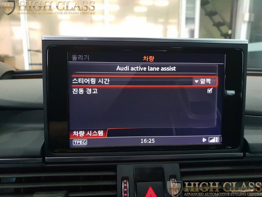 뉴 아우디 A7 레인어시스트 순정 옵션추가
