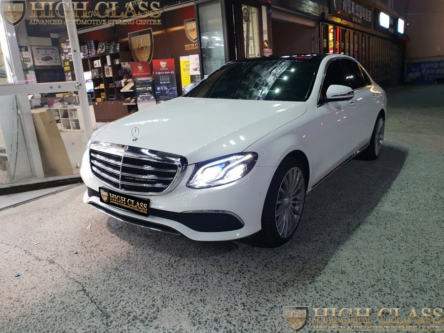 벤츠 E220d 루프스킨 및 코딩 작업했어요