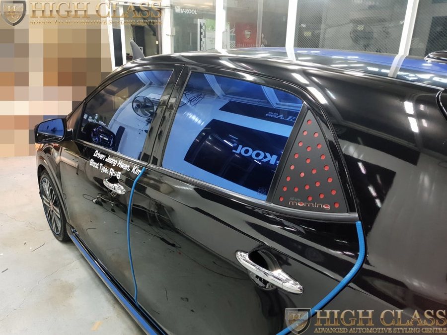 창원 블루 칼라 썬팅 올뉴모닝 넥스가드 TP500