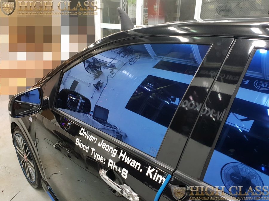 창원 블루 칼라 썬팅 올뉴모닝 넥스가드 TP500