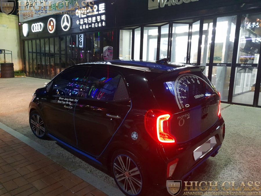 창원 블루 칼라 썬팅 올뉴모닝 넥스가드 TP500