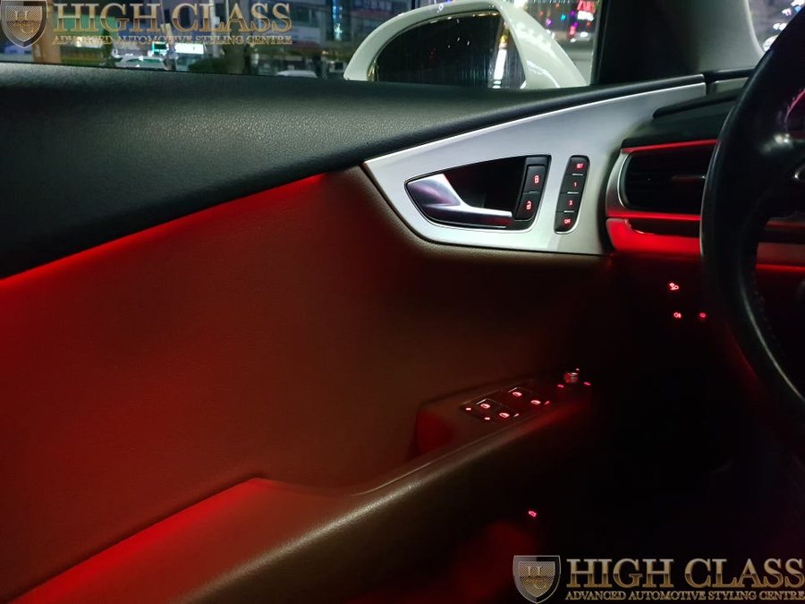 아우디 A7 LED 엠비언트 무드등 실내튜닝