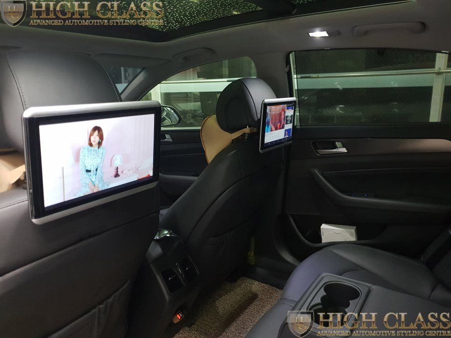 LF소나타 S9 리어모니터와 포칼 센터스피커