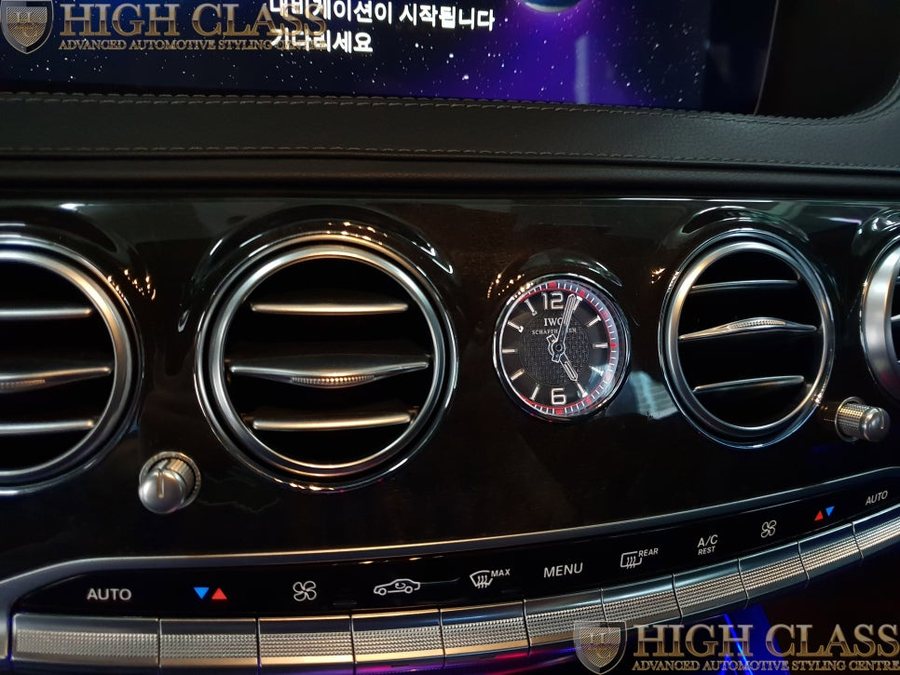 벤츠 S클래스 순정 IWC시계 장착 AMG