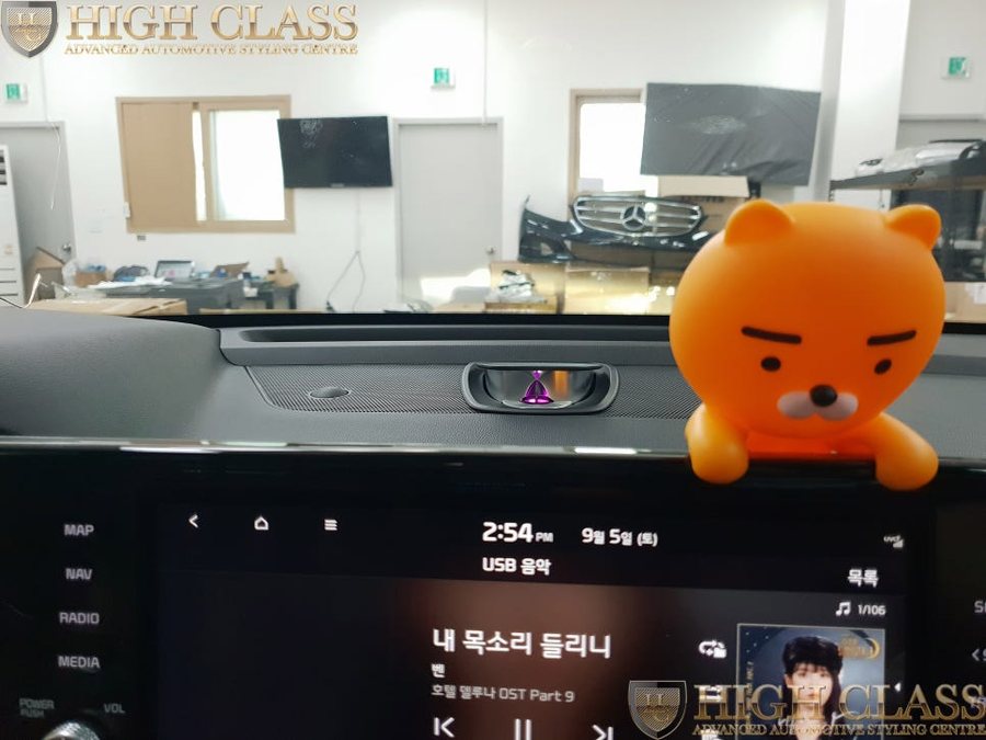 쏘렌토 MQ4 전동센터스피커 움직이는 사운드