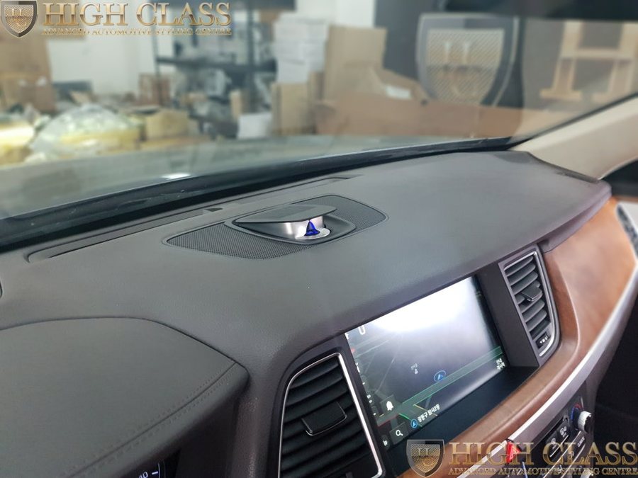 제네시스 G80 전동센터스피커 실내 사운드 업그레이드