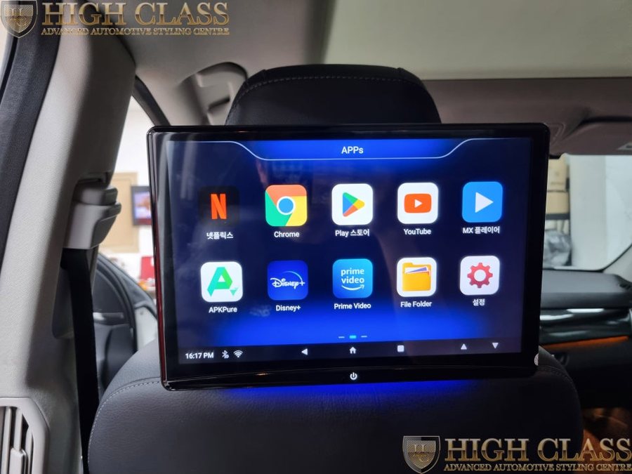 벤츠 GLS 350d 리어모니터 장착으로 즐거운 명절 귀향길