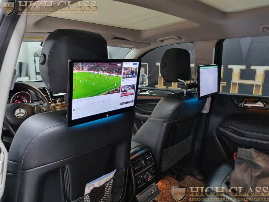 벤츠 GLS 350d 리어모니터 장착으로 즐거운 명절 귀향길