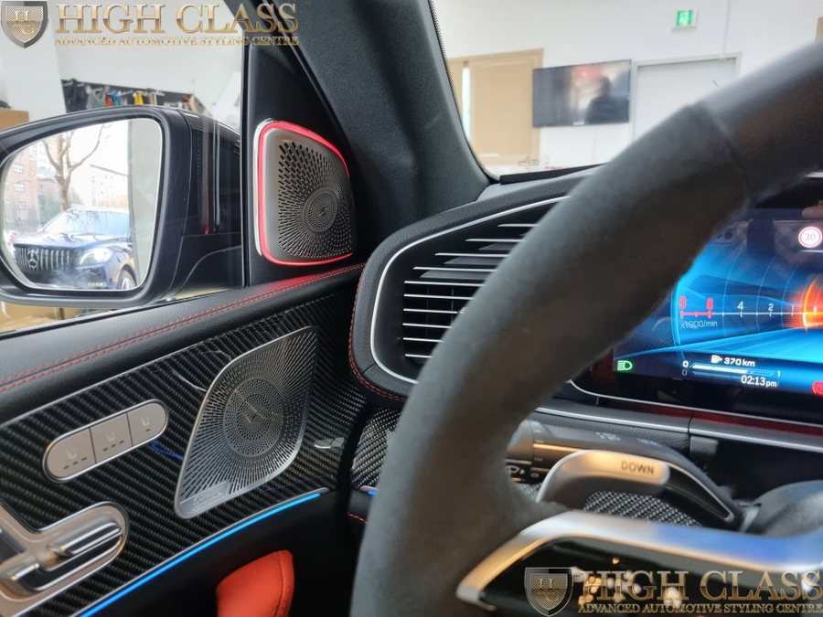 벤츠 GLE 53 페이스리프트 전동센터스피커 부메스터 트위터 엠비언트 위엄