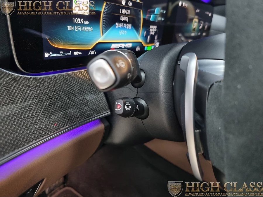 벤츠 E클래스 E53 AMG 잠자리핸들 순정 핸들열선 구축방법