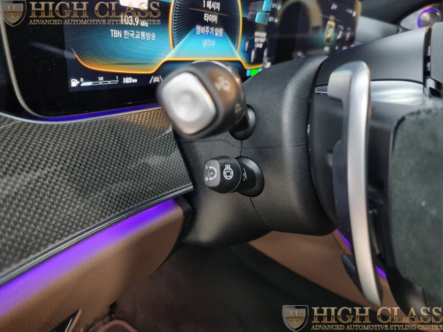 벤츠 E클래스 E53 AMG 잠자리핸들 순정 핸들열선 구축방법