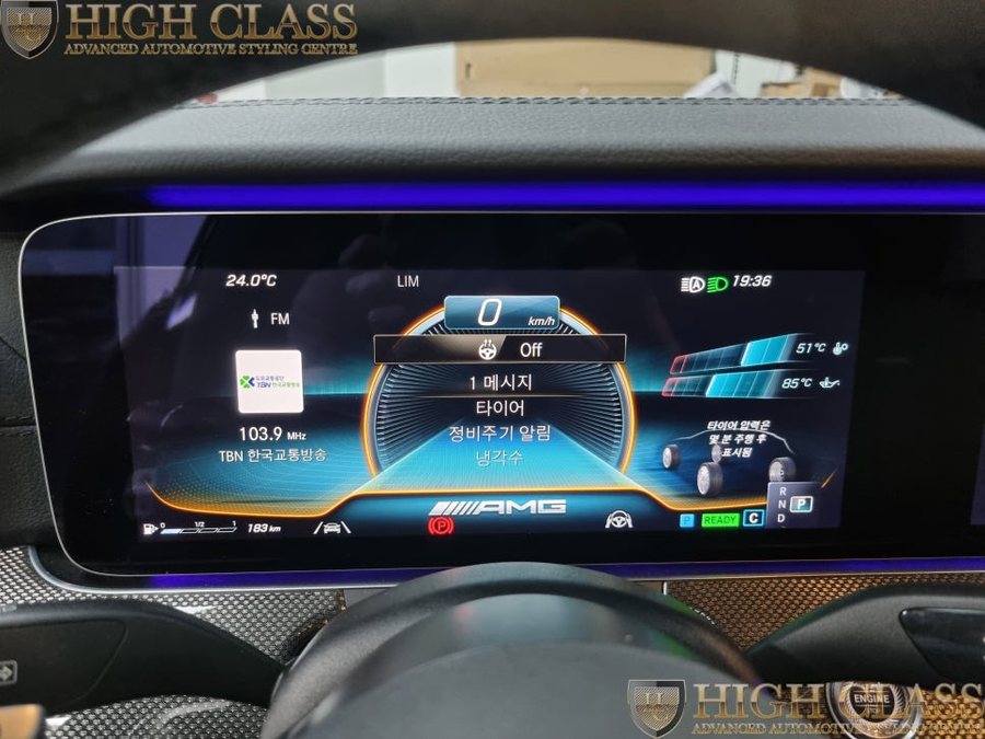 벤츠 E클래스 E53 AMG 잠자리핸들 순정 핸들열선 구축방법