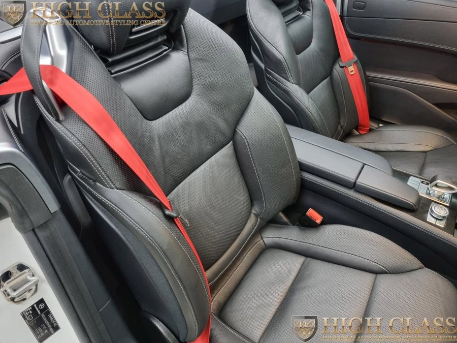 벤츠 SL 400 레드 컬러 벨트 교체, 카본 핸들 교체 핸들열선 추가