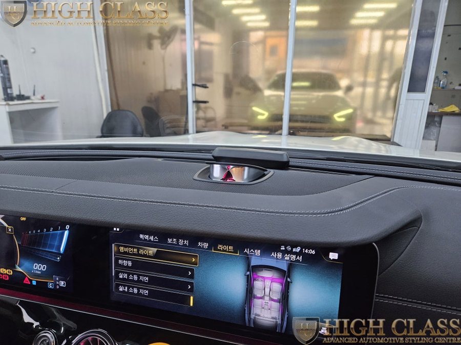 벤츠 GT 43 AMG 전동센터스피커 창원 매장 스피커 튜닝