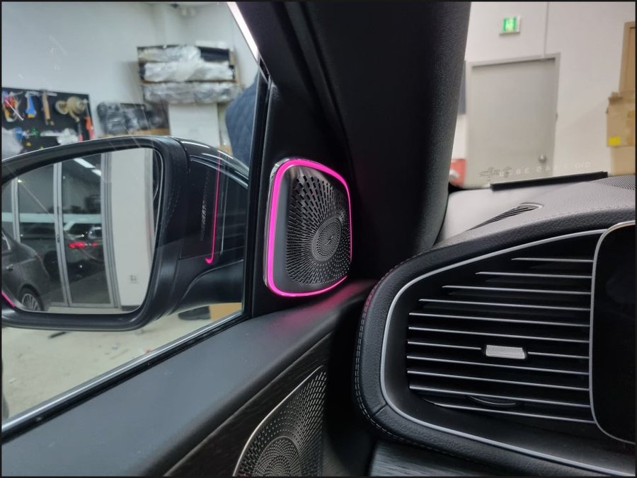 벤츠 GLE 순정 부메스터 트위터, 53 AMG 디퓨저 머플러팁, 코딩