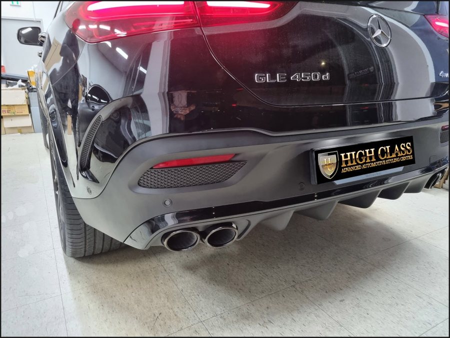 벤츠 GLE 순정 부메스터 트위터, 53 AMG 디퓨저 머플러팁, 코딩