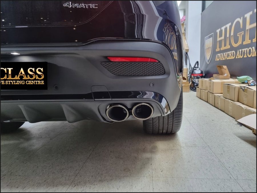 벤츠 GLE 순정 부메스터 트위터, 53 AMG 디퓨저 머플러팁, 코딩