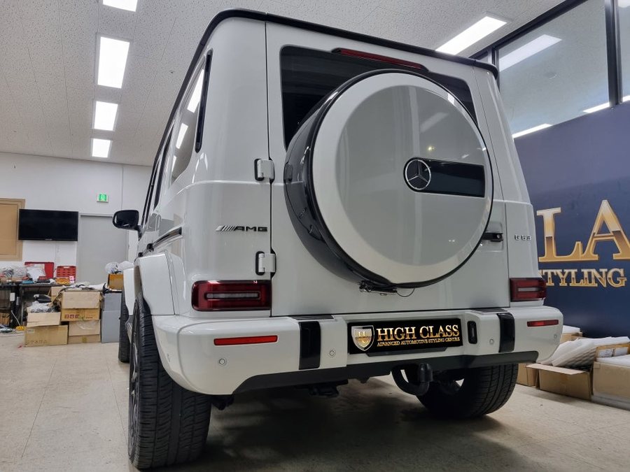 벤츠 지바겐 레드 안전벨트 컬러 변경 G63 AMG 색상 업그레이드