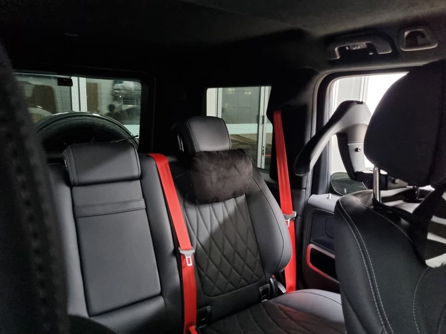 벤츠 지바겐 레드 안전벨트 컬러 변경 G63 AMG 색상 업그레이드