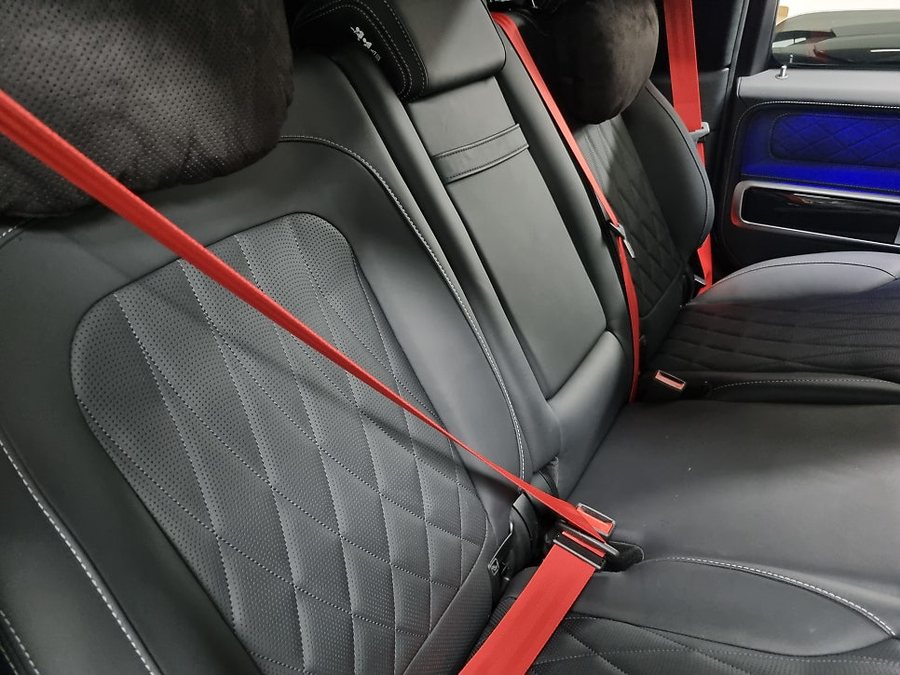 벤츠 지바겐 레드 안전벨트 컬러 변경 G63 AMG 색상 업그레이드