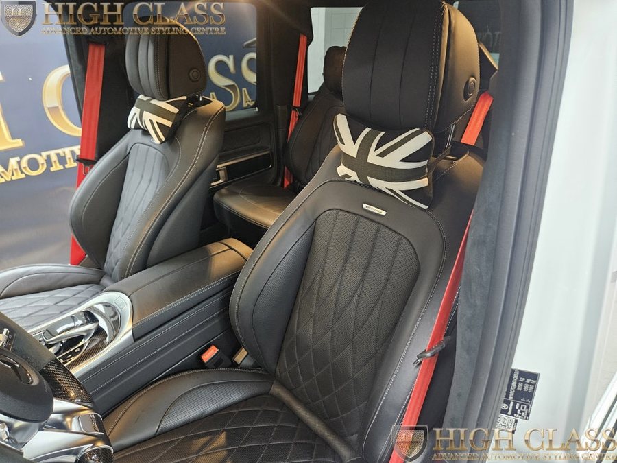 벤츠 G63 AMG 감성은 레드 컬러 안전벨트