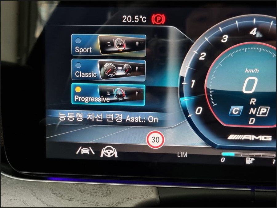 벤츠 CLS클래스 AMG 계기판 코딩, 반자율주행 확장코딩