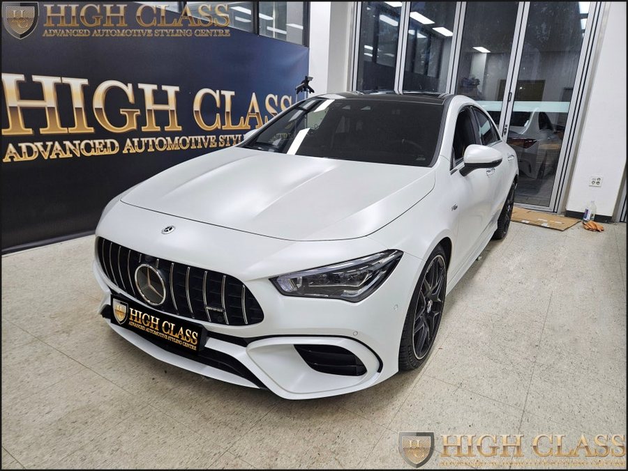 벤츠 CLA 통풍시트, 옐로우 컬러안전벨트