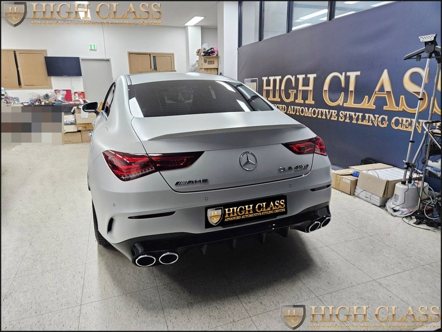 벤츠 CLA 통풍시트, 옐로우 컬러안전벨트