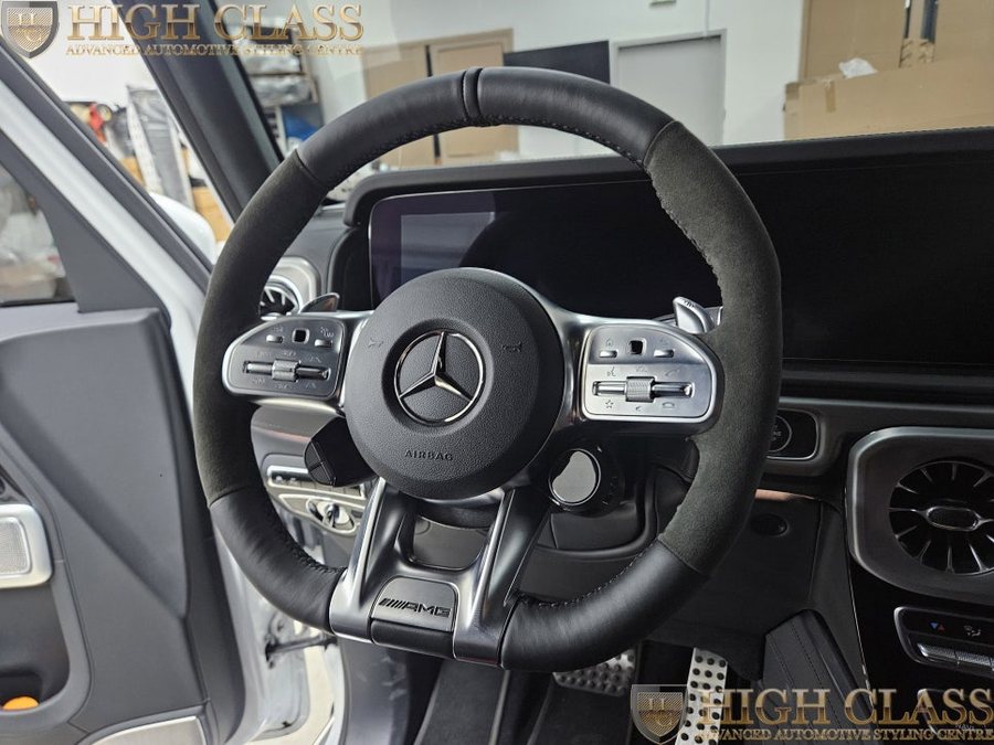 벤츠 G63 AMG 알칸타라 핸들열선 겨울에 제격 옵션
