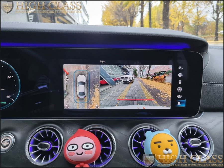 벤츠 CLS 300d 어라운드뷰(서라운드뷰) 순정튜닝, R버튼