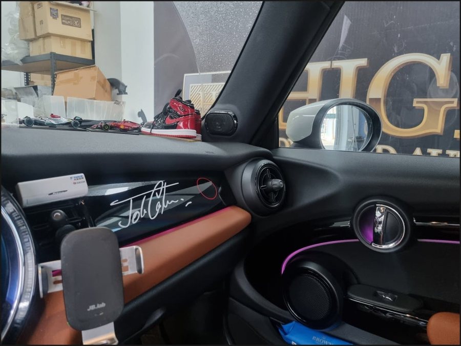 BMW 미니쿠퍼 MINI 송풍구 엠비언트라이트 순정연동 무드등