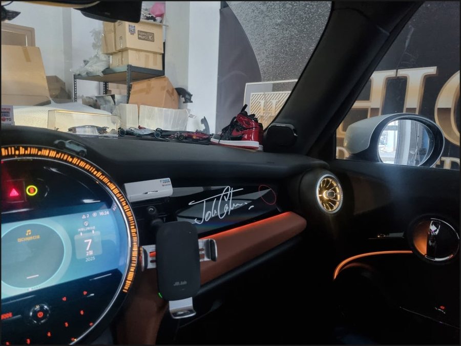 BMW 미니쿠퍼 MINI 송풍구 엠비언트라이트 순정연동 무드등