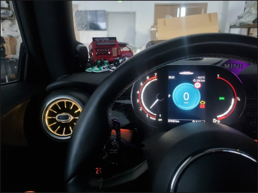 BMW 미니쿠퍼 MINI 송풍구 엠비언트라이트 순정연동 무드등