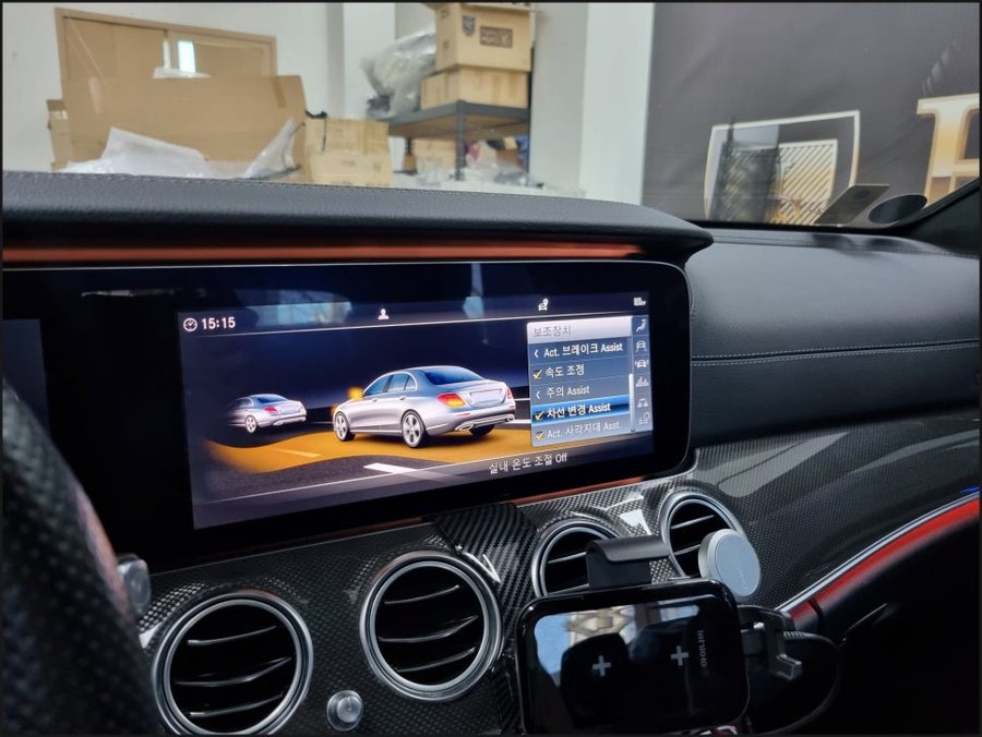 E300 벤츠E클래스 통풍쿨링시트, 반자율주행코딩