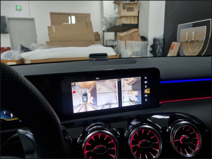 A45AMG 벤츠A클래스 어라운드뷰 순정 서라운드뷰, 4D부메스터