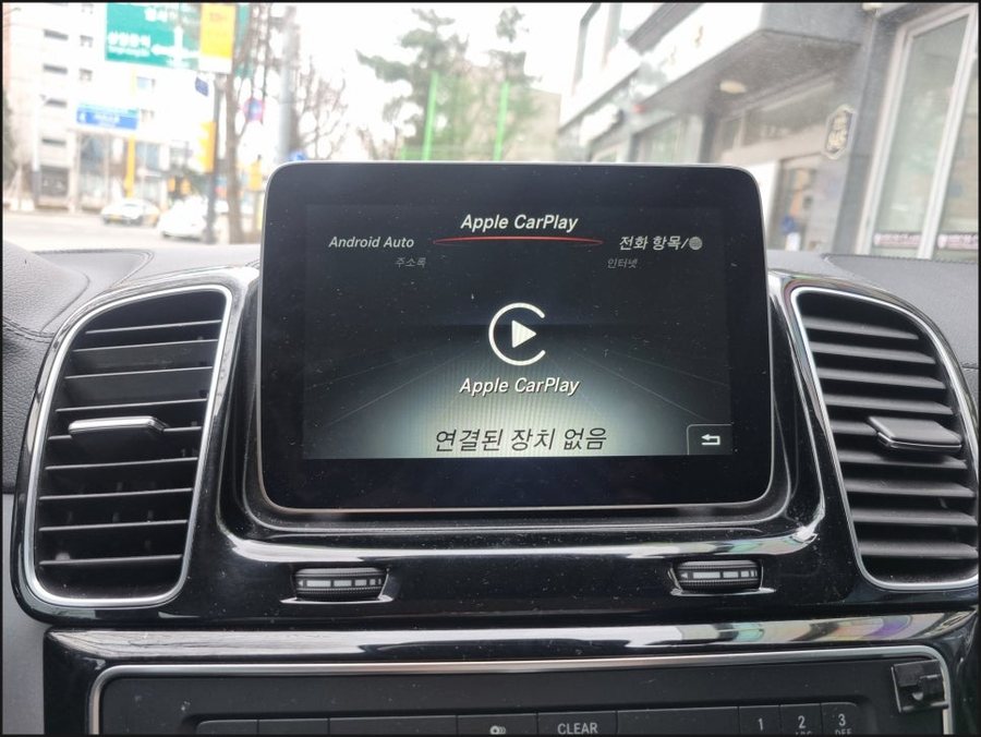 GLE350d 벤츠 안드로이드오토 카플레이 코딩 16년식 W166