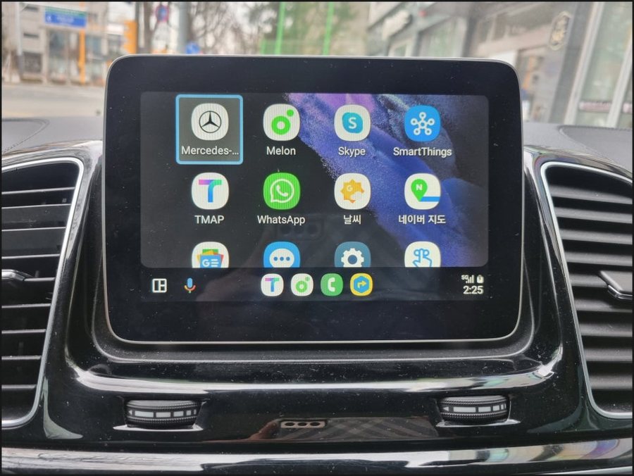 GLE350d 벤츠 안드로이드오토 카플레이 코딩 16년식 W166