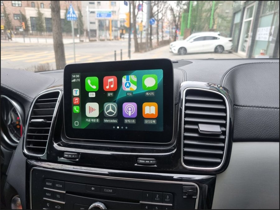 GLE350d 벤츠 안드로이드오토 카플레이 코딩 16년식 W166