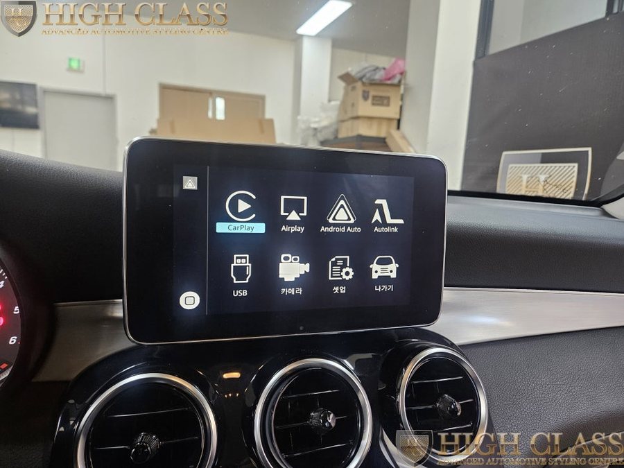 GLC 220d 터치 애플카플레이 안드로이드 오토 모듈