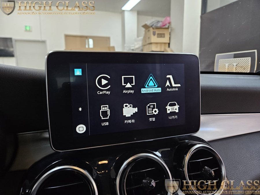 GLC 220d 터치 애플카플레이 안드로이드 오토 모듈