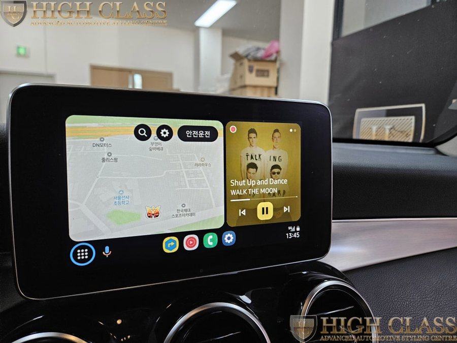 GLC 220d 터치 애플카플레이 안드로이드 오토 모듈