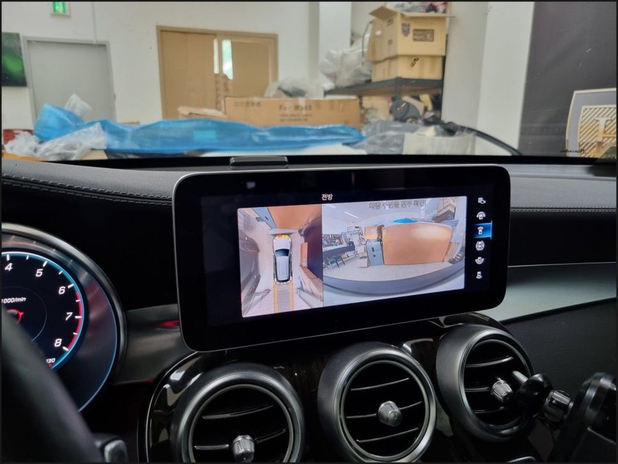 GLC어라운드뷰, 광각미러 벤츠 순정 안전옵션 추가