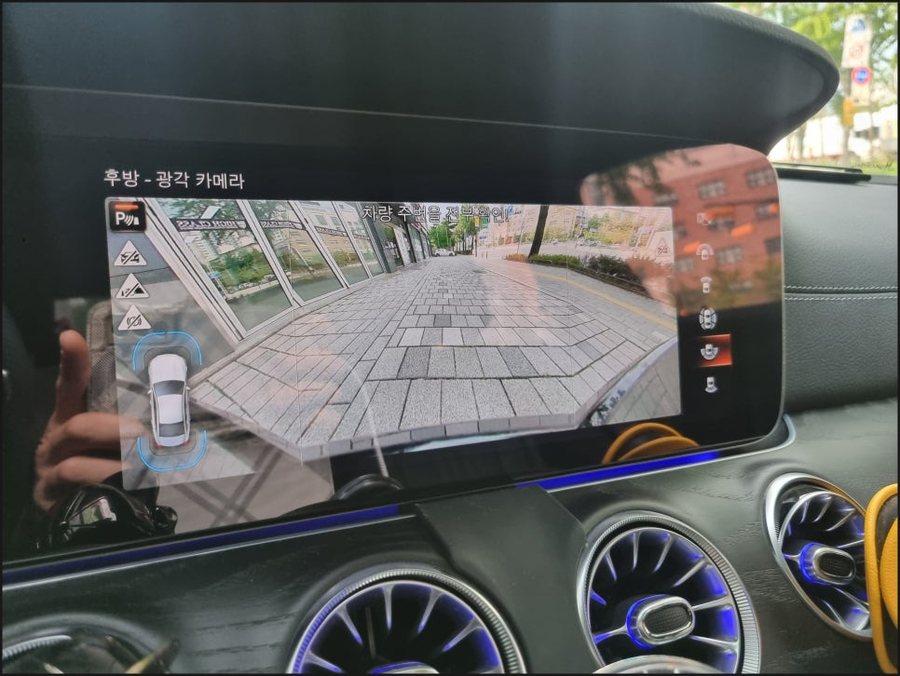 벤츠CLS 어라운드뷰 C257 순정옵션으로 안전운전